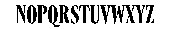 GTCanon LCondensedBlack Font UPPERCASE