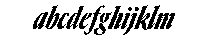 GTCanon LCondensedBlackItalic 2 FONT