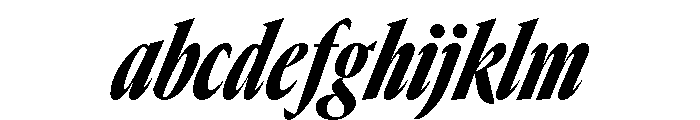 GTCanon LCondensedBlackItalic FONT