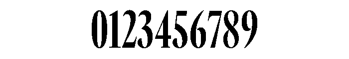 GTCanon LCondensedBold Font OTHER CHARS