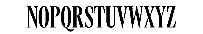 GTCanon LCondensedBold Font UPPERCASE