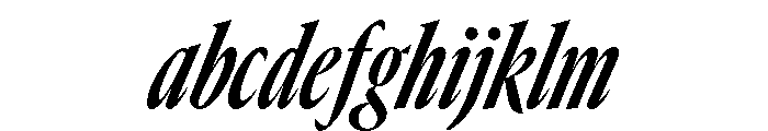 GTCanon LCondensedBoldItalic FONT