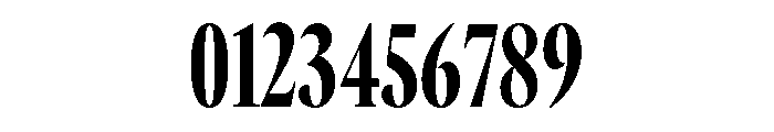 GTCanon LCondensedHeavy Font OTHER CHARS