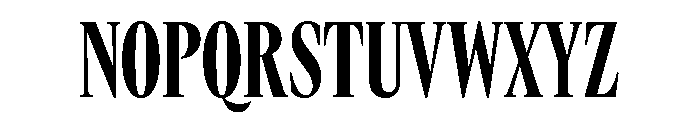 GTCanon LCondensedHeavy Font UPPERCASE