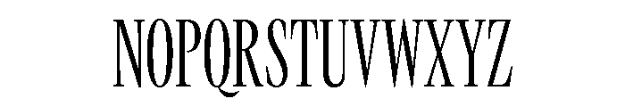 GTCanon LCondensedLight 2 Font UPPERCASE