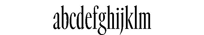GTCanon LCondensedLight 2 FONT