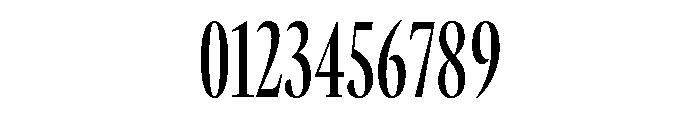 GTCanon LCondensedMedium 2 Font OTHER CHARS