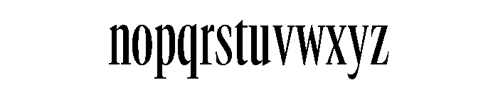 GTCanon LCondensedMedium 2 Font LOWERCASE