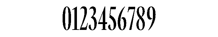 GTCanon LCondensedMedium Font OTHER CHARS