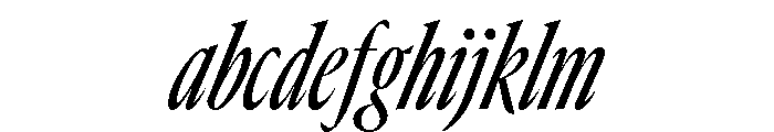 GTCanon LCondensedMediumItalic FONT