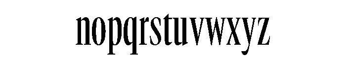 GTCanon LCondensedMedium Font LOWERCASE