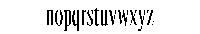 GTCanon LCondensedRegular Font LOWERCASE
