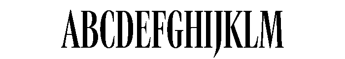 GTCanon LCondensedSemibold 2 Font UPPERCASE