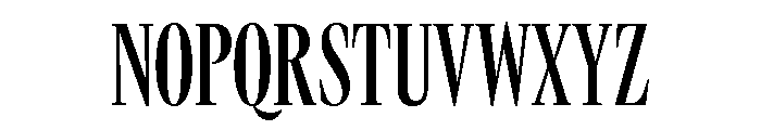 GTCanon LCondensedSemibold 2 Font UPPERCASE