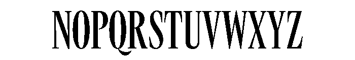 GTCanon LCondensedSemibold Font UPPERCASE