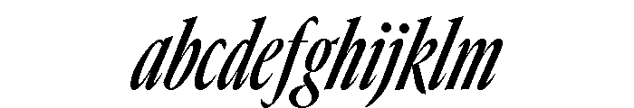 GTCanon LCondensedSemiboldItalic FONT