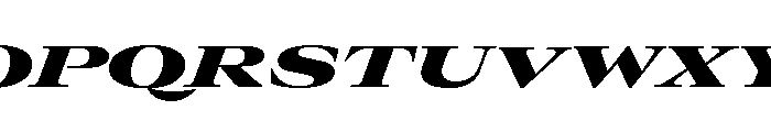 GTCanon LExpandedBlackItalic 2 Font UPPERCASE