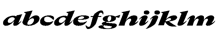 GTCanon LExpandedBlackItalic 2 FONT