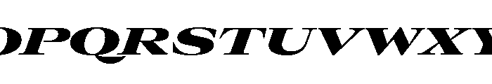 GTCanon LExpandedBlackItalic Font UPPERCASE