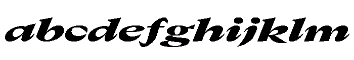 GTCanon LExpandedBlackItalic FONT