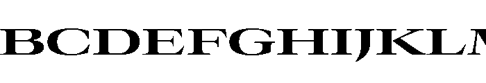 GTCanon LExpandedBold 2 Font UPPERCASE