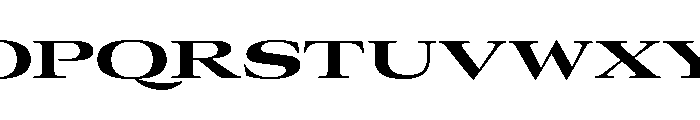 GTCanon LExpandedBold 2 Font UPPERCASE