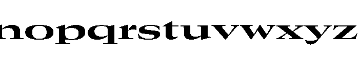 GTCanon LExpandedBold 2 Font LOWERCASE
