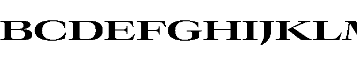 GTCanon LExpandedBold Font UPPERCASE