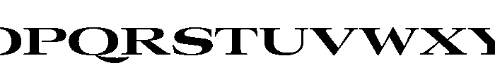 GTCanon LExpandedBold Font UPPERCASE