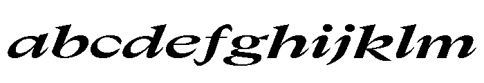 GTCanon LExpandedBoldItalic 2 FONT