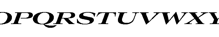 GTCanon LExpandedBoldItalic Font UPPERCASE