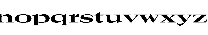 GTCanon LExpandedBold Font LOWERCASE