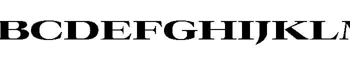 GTCanon LExpandedHeavy 2 Font UPPERCASE