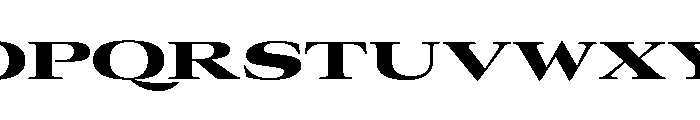 GTCanon LExpandedHeavy 2 Font UPPERCASE