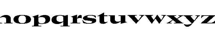 GTCanon LExpandedHeavy 2 Font LOWERCASE