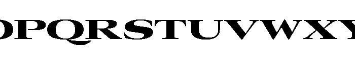GTCanon LExpandedHeavy Font UPPERCASE