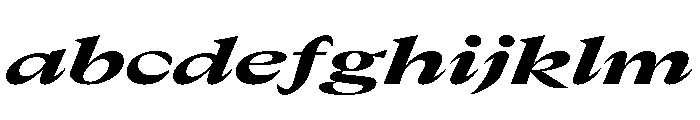 GTCanon LExpandedHeavyItalic FONT