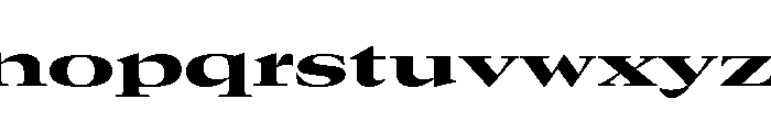 GTCanon LExpandedHeavy Font LOWERCASE
