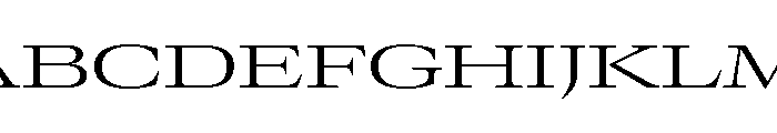 GTCanon LExpandedLight 2 Font UPPERCASE