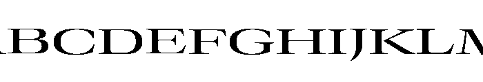 GTCanon LExpandedMedium 2 Font UPPERCASE