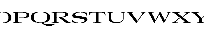GTCanon LExpandedMedium 2 Font UPPERCASE