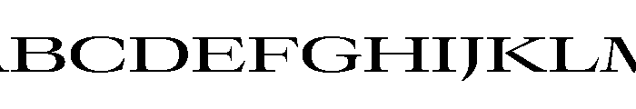 GTCanon LExpandedMedium Font UPPERCASE