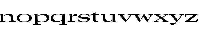 GTCanon LExpandedMedium Font LOWERCASE