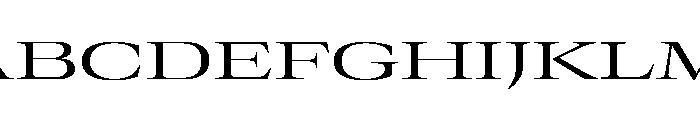 GTCanon LExpandedRegular 2 Font UPPERCASE