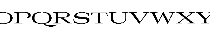 GTCanon LExpandedRegular 2 Font UPPERCASE
