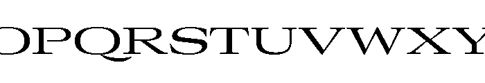 GTCanon LExpandedRegular Font UPPERCASE