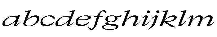 GTCanon LExpandedRegularItalic FONT