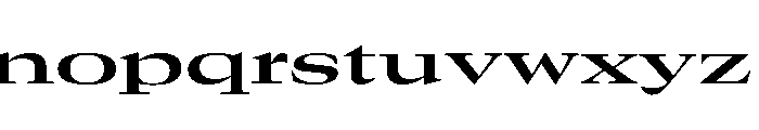 GTCanon LExpandedSemibold 2 Font LOWERCASE