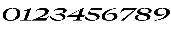 GTCanon LExpandedSemiboldItalic 2 Font OTHER CHARS