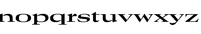 GTCanon LExpandedSemibold Font LOWERCASE